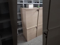 3 cassetti portafile portafile di legno