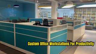Workstation per ufficio modulari personalizzate per la produttività moderna