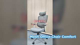 Sedia da ufficio ergonomica in rete Beston Furniture Comfort e supporto