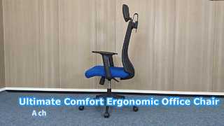 Sedia da ufficio ergonomica in rete Beston per un comfort tutto il giorno