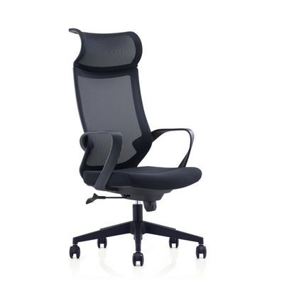 Poltrona da ufficio a schiena alta con design elegante e supporto ergonomico