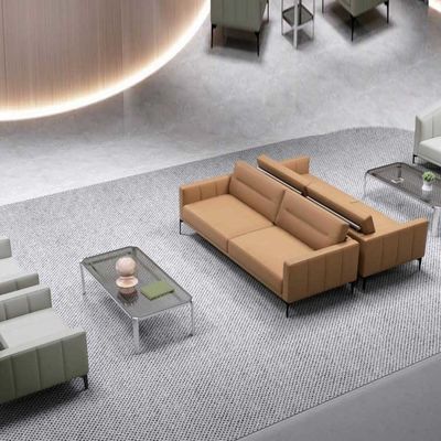 Eleganti mobili per reception in pelle estetica ODM realizzati con cura