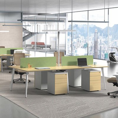 Mobili da ufficio Verde 4 posti ufficio scrivania ufficio cubo ufficio Stazione di lavoro per 5 persone