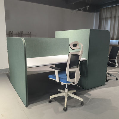 Stazione di lavoro per ufficio in tessuto verde di fascia alta