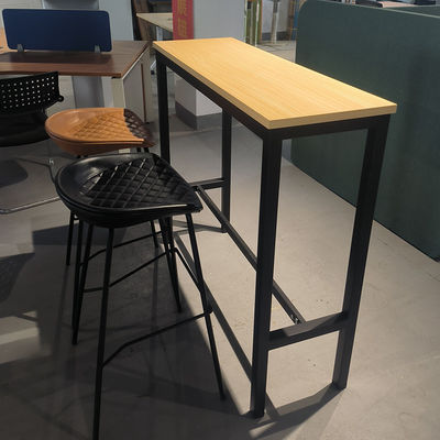 Stile industriale cucina lunga sala da pranzo metallo legno ristorante tavola da bar