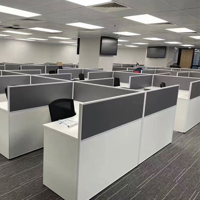 Grigio Modulare 2 4 6 Sedile Ufficio Stazione di lavoro Cubicola Per il personale
