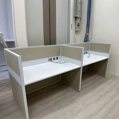 2 Persone Tavola divisoria ufficio Staff Cubicle Stazione di lavoro