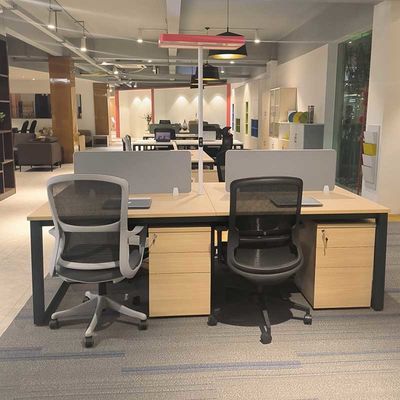 Produttori di mobili da ufficio Tavola da ufficio per postazioni di lavoro lineari in legno