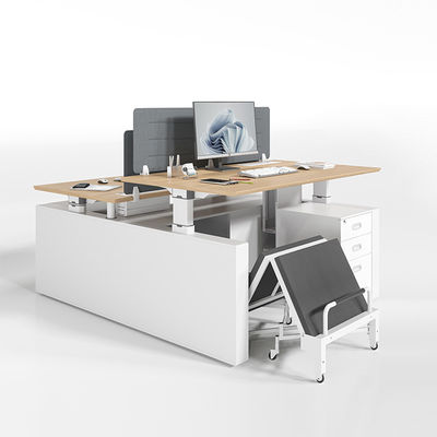 Moderna scrivania regolabile in piedi 2 4 persone Electric Sit And Stand Desk