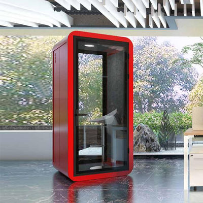 Rossa Privacy Pods acustici Sala riunioni insonorizzante ufficio Pods cabina telefonica