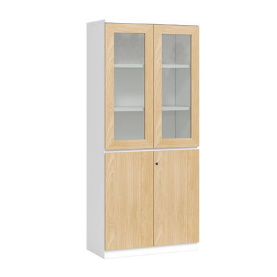 Servizi di archiviazione di ufficio Sistema di archiviazione in legno 4 porte Archivio verticale Utilizzo a scuola
