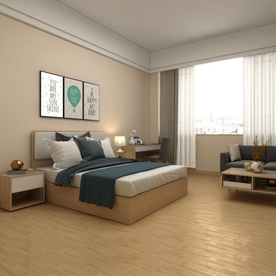 Set camera da letto Beston BS-HT19 per hotel con comodino in legno personalizzato