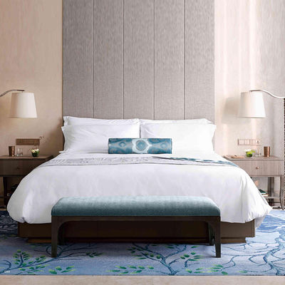 5 stelle Hotel di lusso Set camera da letto letto matrimoniale Hotel di legno Mobili di progetto