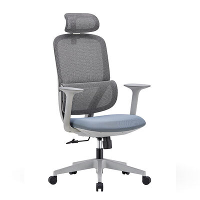 Sedile da ufficio da ufficio a reticolazione traspirante con altezza regolabile e 360 giri per un supporto ergonomico