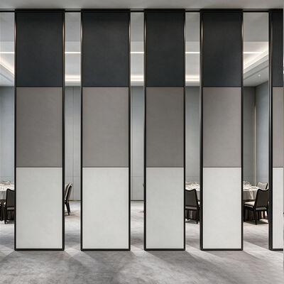 Pareti divisorie acustiche mobili personalizzate divisori per stanze in legno per hotel e uffici