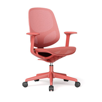 Sedia da Ufficio in Rete Traspirante con Altezza Regolabile e Base a Cinque Stelle in PP per Supporto Ergonomico